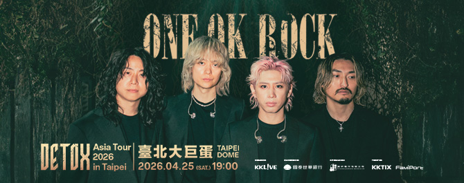 ONE OK ROCK DETOX Asia Tour 2026 in Taipei